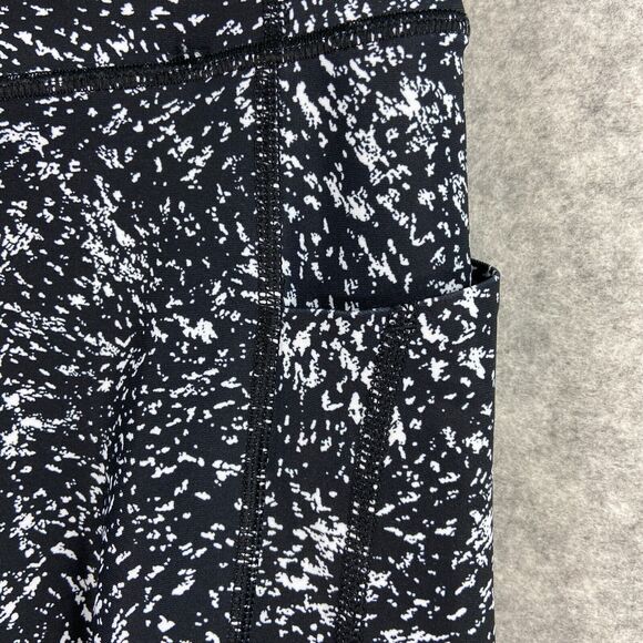 Athleta Ultimate Stash Pocket 7/8 Tight Storm Texture Black Womens Small Tall - Picture 7 of 13